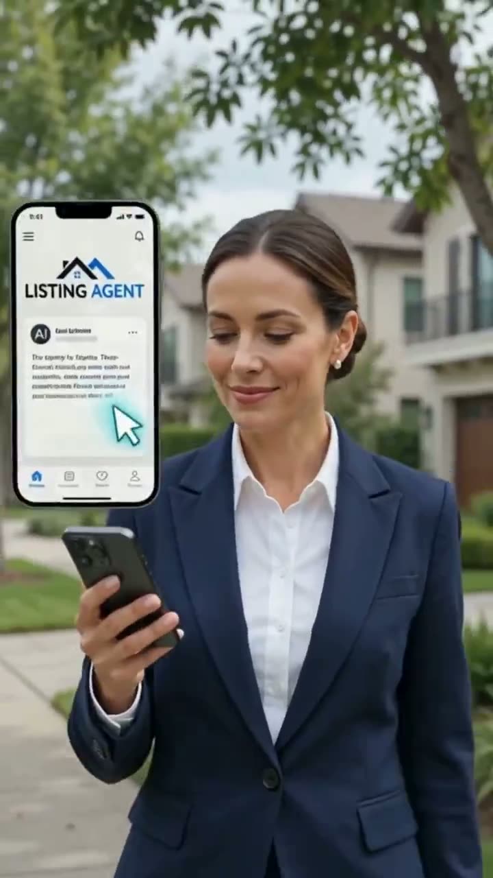 Direct response vertical AI video ad frame for Finance